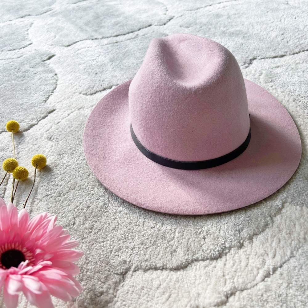 purple wool hat